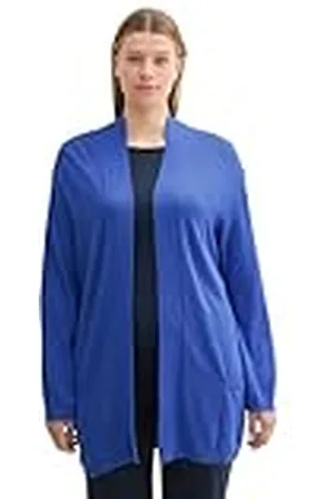 TOM TAILOR Dames Plussize Cardigan Gebreid, , 54 Grote maten