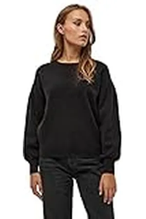 Minus Lupi gebreide trui voor dames, zwart, XS