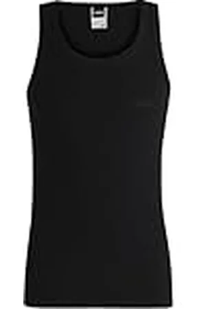 HUGO BOSS Herentanktop, origineel onderhemd van katoen met fijne RIPP-structuur, , M