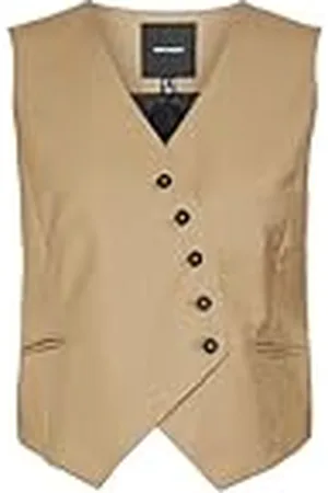 VERO MODA VMHAILEY SL waistcoat kostuumvest, tijgeroog, 36, , 36
