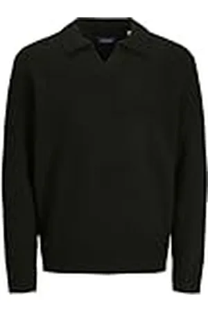 JACK & JONES Bestseller A/S Jorollie Knit Ls Polo gebreide trui voor heren, , M