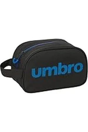Safta Umbro Jet Black toilettas voor kinderen, middelgroot, met handvat, kindertoilettas, aanpasbaar aan de wagen, eenvoudige reiniging, comfortabel en veelzijdig, kwaliteit en duurzaamheid, 26 x 12 x