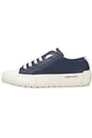 Candice Cooper Sanborn S-sneakers van gepofte leer, Marine., 43 EU