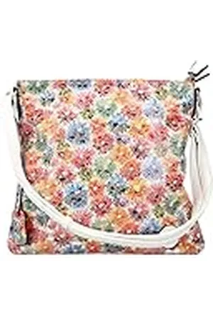 Rieker Dames schoudertas van kunstleer met bloemenprint in bont en schouderriem in ., Meerkleurig, Eén Maat
