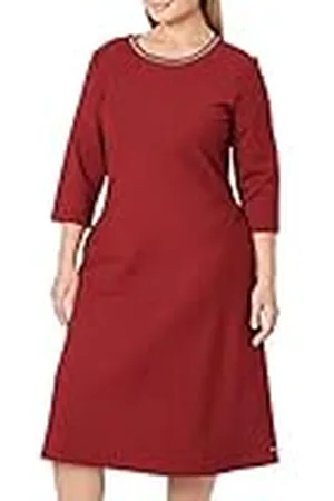 Tommy Hilfiger Sorona Gewatteerde Maxi Fit & Flare Jurk met Riem, , 72