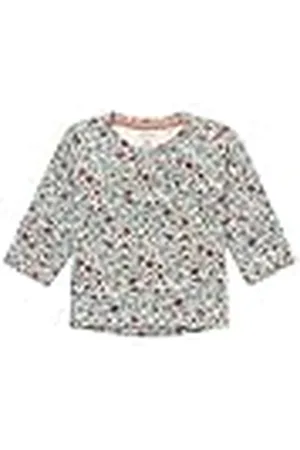 Noppies Baby Babymeisjes Tee Newberry Long Sleeve All Over Print Trui, Blue Surf-P425, 74, , 74 cm