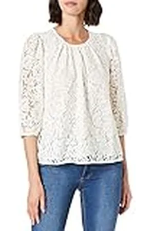 Noa Noa Dames Lace Drape Blouse, , 34