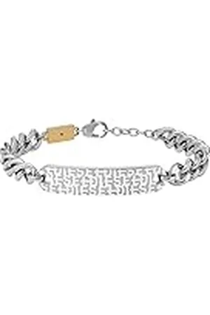 Diesel DX1429931 Armband voor Mannen Tweekleurige Roestvrij Staal Ketting Armband Lengte 198mm+25mm Breedte 49.2mm Hoogte 10.6mm Eén maat