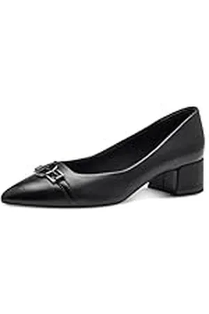 Tamaris Dames pumps leer blokhak, , 37 EU