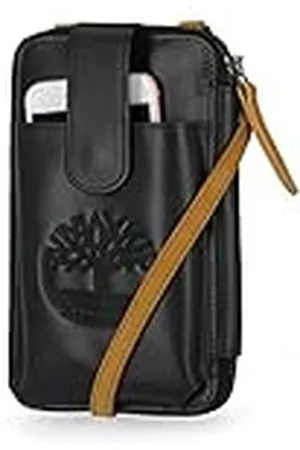 Timberland RFID lederen mobiele telefoon crossbody portemonnee tas, (oudroz), Eén Maat