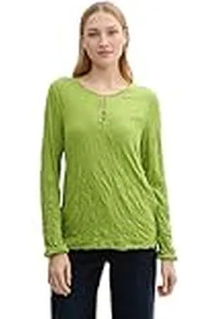 TOM TAILOR T-shirt met lange mouwen voor dames, , M