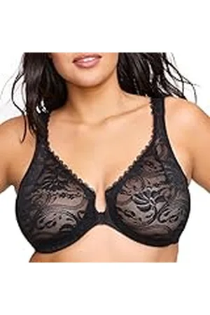 Glamorise Wonderwire Beha met kant, opening vooraan, #9245, , 85B