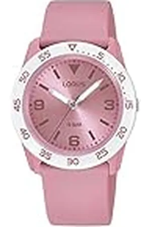 Lorus Analoog kwartshorloge voor meisjes, met siliconen armband RRX89HX9, , Riemen.