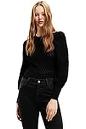 Desigual Dames Black JERS_ONA 2000 Pullover Sweater, M