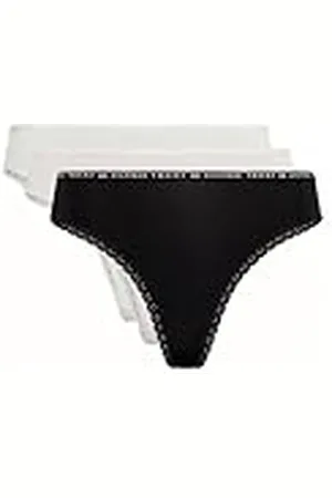 Tommy Hilfiger Damen 3er-Pack snaren 3 PK Thong mit Stretch, , M