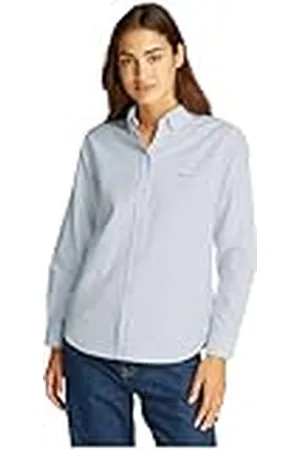 Tommy Hilfiger Dames TJW REG Oxford Shirt DW0DW19890 L/S shirt, blauw (zoet blauw/wit streep), L, , L