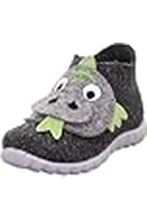 Superfit Baby Happy Pantoffels, zwart, groen 0000, 20 EU