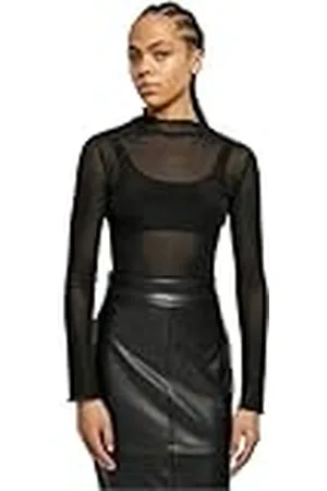 Urban classics Turtleneck Body T-shirt voor dames, , XL
