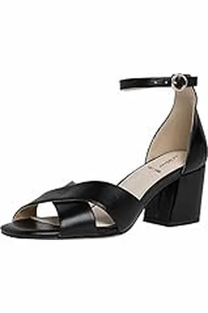 QS by s.Oliver Dames 5-5-28308-38 sandalen met hak, zwart, 40 EU