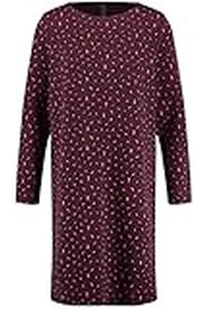 Gerry Weber Edition Dames 785108-44098 jurk gebreide jurk, rood/oranje/lila/roze print, 38
