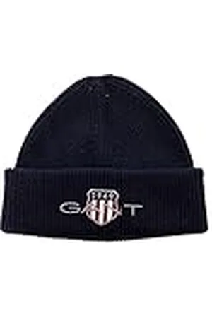 GANT Uniseks Archive Shield Cotton Beanie-muts, , One size