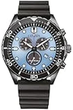 Citizen Analoog kwartshorloge voor heren met polyurethaan armband AT2567-18L, , Riemen.