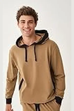 Dagi Heren Sweatshirt, Light Brown, L, , L