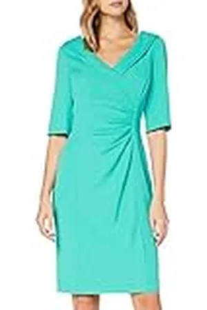 Gina Bacconi Deyna Stretch Moss Crêpe Jurk Cocktail, , 34