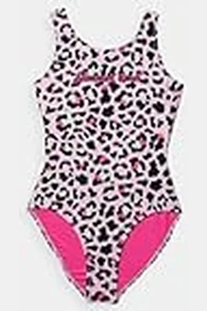 4F Badpak F048 Light Pink Allover 134/140 voor meisjes, , 134-140
