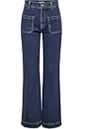 ONLY ONLJUICY HW Wide Pocket DNM Jeans CRO, , 32W x 32L