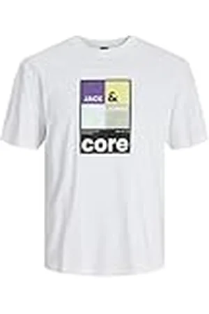 JACK & JONES Heren Jcojj Colorful Tee Ss Crew Neck Ln T-shirt, , L
