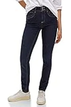 Street one Jeansbroek, slim en hoog, , 25W x 32L