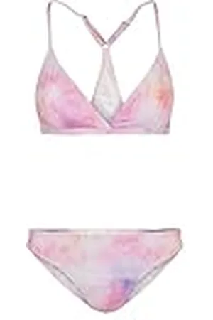 Urban classics Dames Tie Dye Triangle Back Bikini, , XL