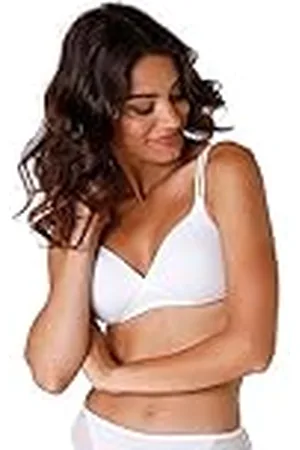 Lovable Millennium Equilibre beugelloze en naadloze beha voor dames, Wit, 70B