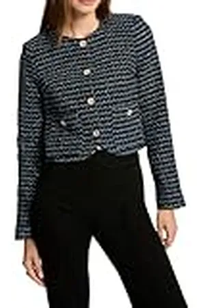 Morgan Korte tweed jas, Meerkleurig, 32