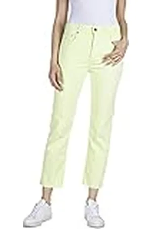 Replay Dames MAIJKE Jeans, 343 Fluo Yellow, 30