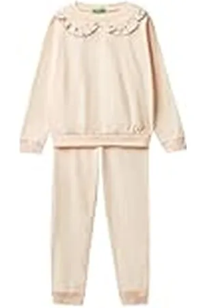 Benetton Pig(Tricot + Pant) 30960P06B Pyjamaset, licht poeder 21W, 90 meisjes, , 90 cm