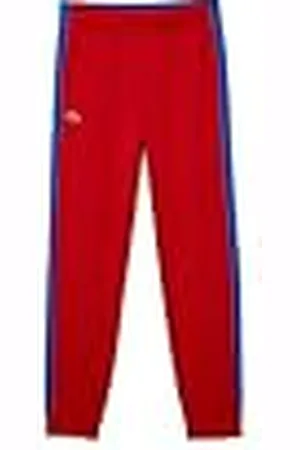 Lacoste Sportbroek voor heren, Rood/Marina Wit, XS