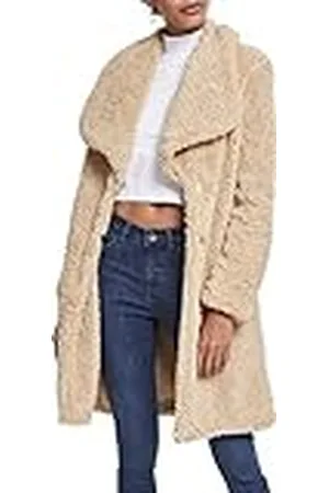 Urban classics Dames Dames Soft Sherpa Coat Parka, , 5XL