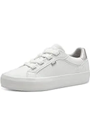QS by s.Oliver Platte damessneakers met veters, low top, , 39 EU