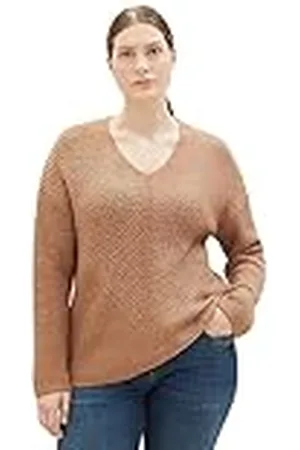 TOM TAILOR Basic damestrui met V-hals, , XXL