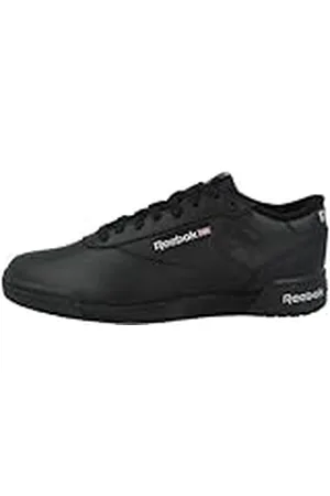 Reebok Ex-o-fit Clean Logo Int heren Lage Top Sneakers, Intens Zwart Zilver Zilver, 44 EU