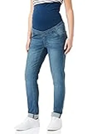 Noppies Dames Over The Belly Jegging Ella Aged Blue Jeans, , 27