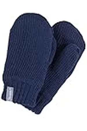 Sterntaler Baby Unisex kinderwanten gebreide wanten - babywanten winter, babyhandschoenen - gevoerd met fleece - marine, 1, , 1