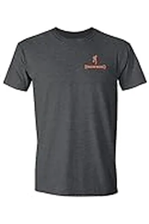 Browning Buckmark T-shirt voor heren, Hunting & Outdoors grafische T-shirts met korte mouwen, , M