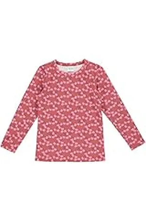 Green Cotton Cherry L/S T T-shirt voor meisjes, , 116 cm