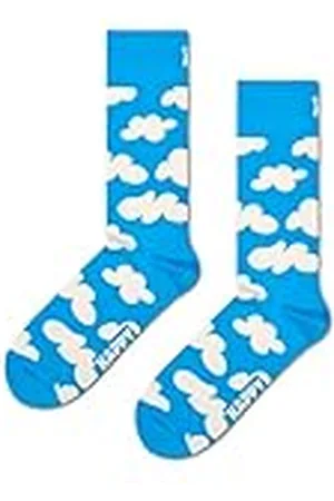 Happy Socks Sokken met wolkenprint - leuke sokken van biologisch katoen voor dames en heren