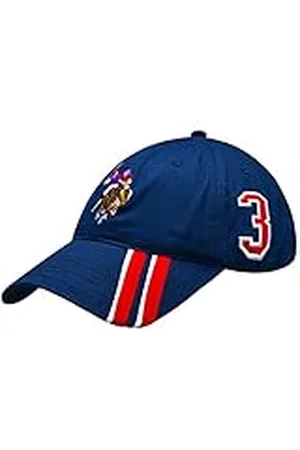 U.S. Polo Assn. Concept One US Polo Assn. Polopaard voor heren, verstelbare baseballpet met diagonale accentstrepen, , One size