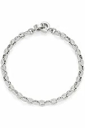 Leonardo Leonardo Jewels Romea Clip&Mix 023274 Damesarmband van roestvrij staal, voor het ophangen van bedels, lengte 18,5 cm, ook om de halsketting te verlengen, Eine Grösse, Roestvrij staal, Geen edelsteen