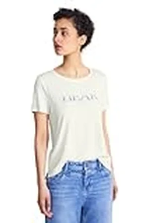 Street one Shirt met korte mouwen met tekst, , 42
